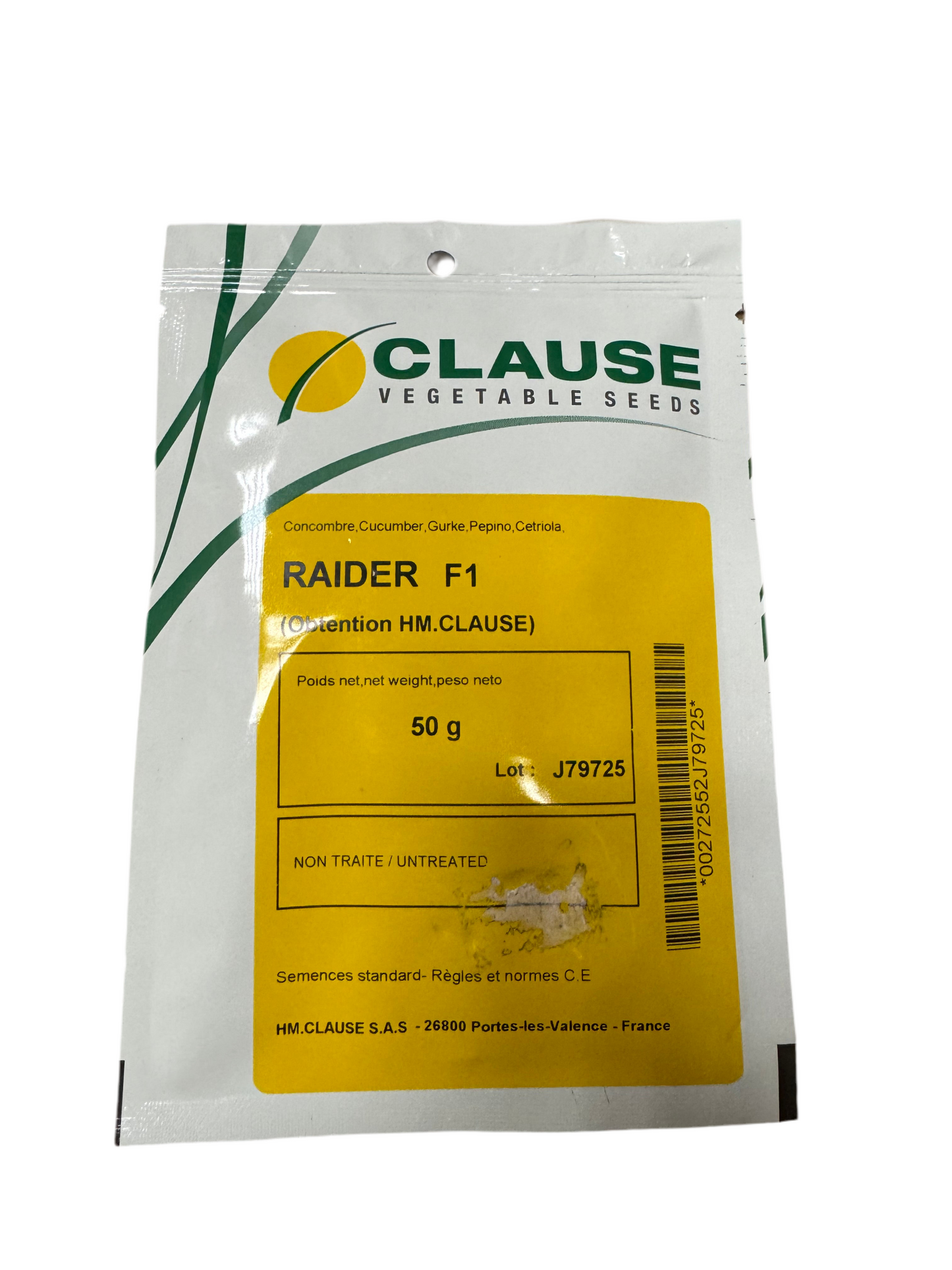 Raider F1 krastavac 50g
