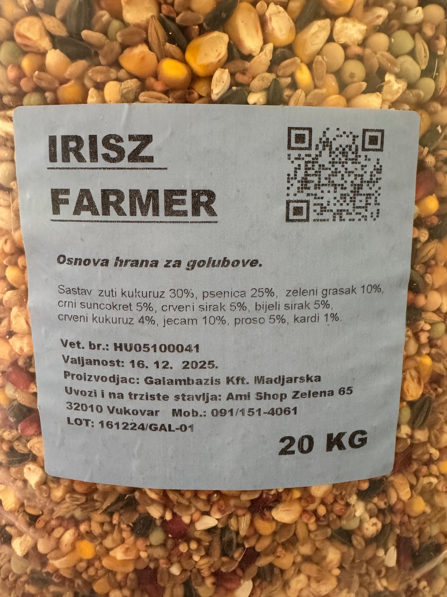 Irisz farmer 20kg