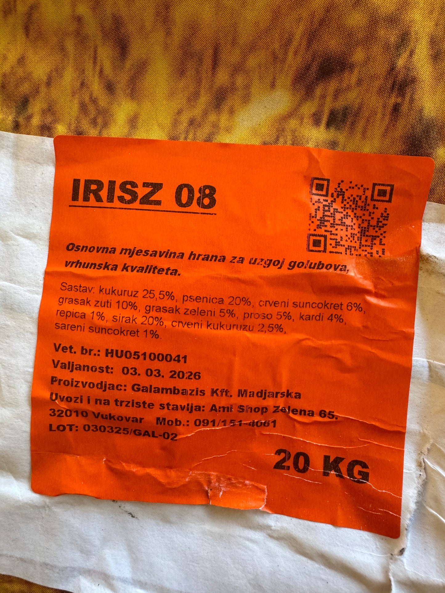 Irisz 08 20kg