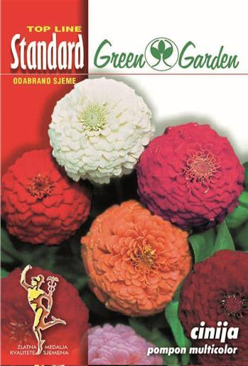 Cinija - pompon multicolor