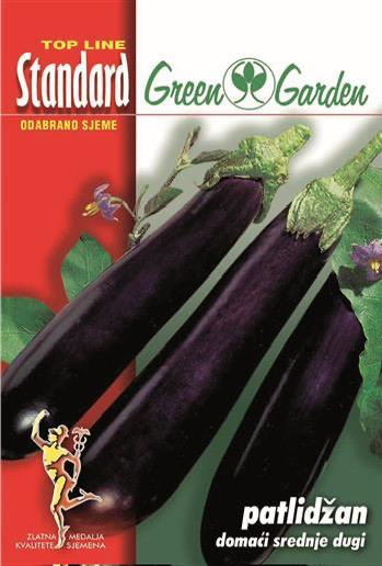 Patlidžan - domaći srednje dugi