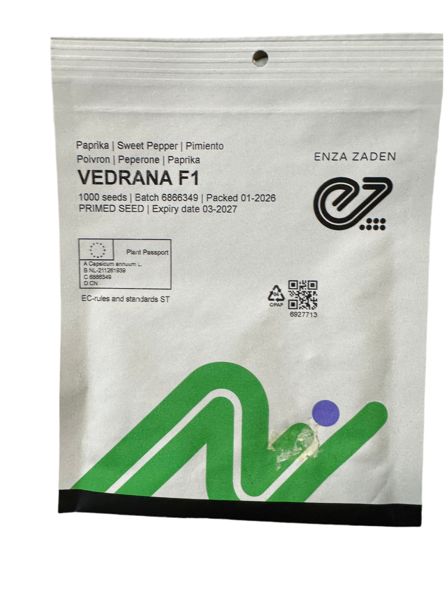 Vedrana F1, paprika 1000 sj.