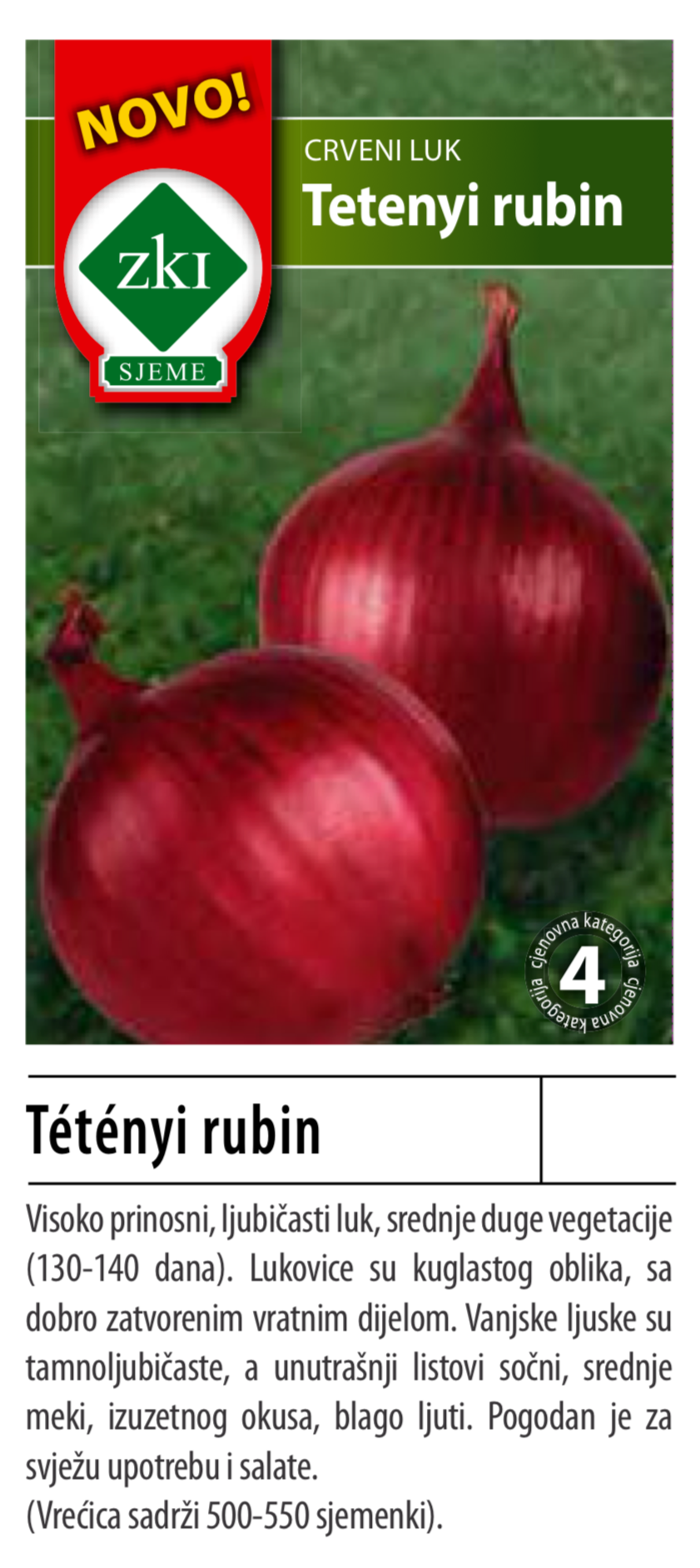 Crveni luk - tetenyi rubin