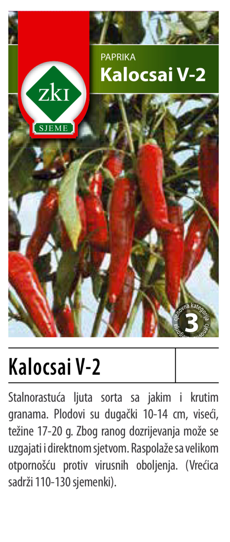 Paprika - kalocsai V-2